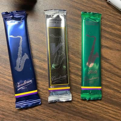 3 pack New Old Stock VANDOREN Tenor Saxophone 3.5 strength reeds variety image 1