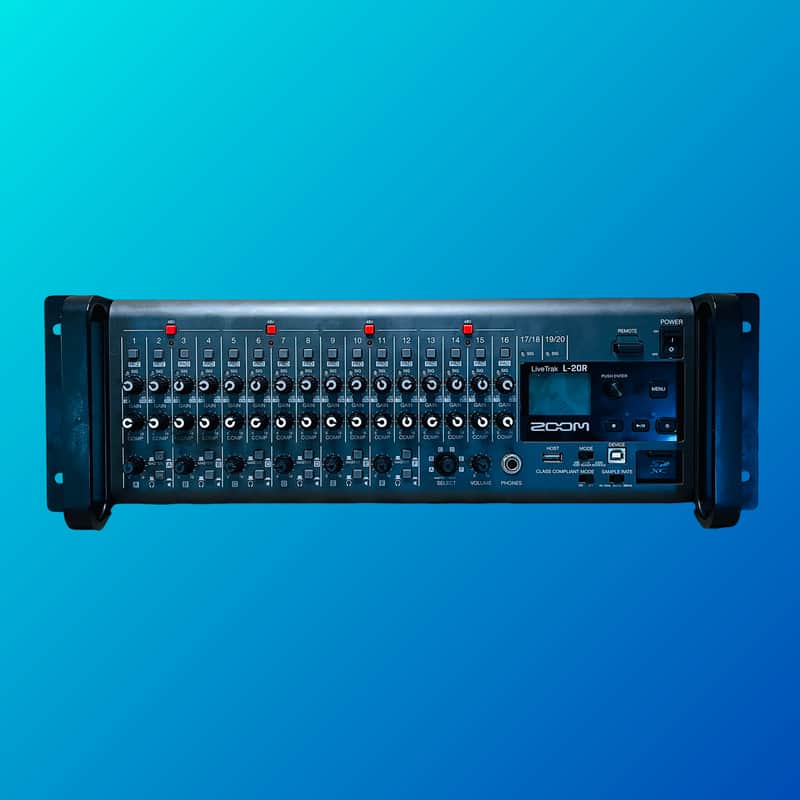 Zoom LiveTrak L-20R Rackmount Digital Mixer / Recorder image 1