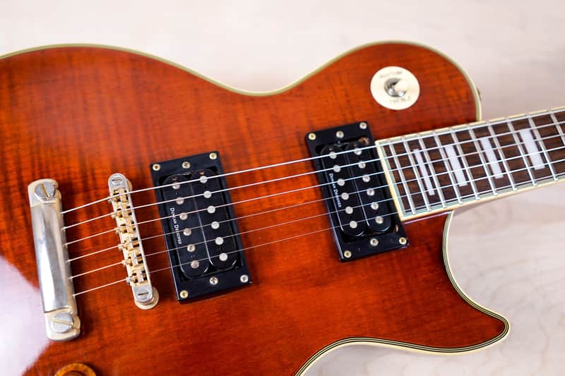 Aria Pro II PE-DLX MIK 1990's Quilted Brown w/ Hard Case | Reverb