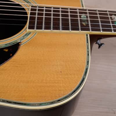 Suzuki Three S W-300 Acoustic Guitar MIJ 1977 Natural D-35 Style Vintage Japan w/ Hard Case image 13