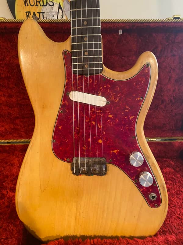 1963 Fender Musicmaster - Natural | Reverb