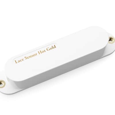 LACE Sensor Hot Gold (Hot Bridge 13.2k) Single Coil Pickup - White imagen 1