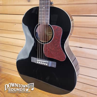 Epiphone Blues King Studio Acoustic-Electric Concert Guitar with Epiphone Gig Bag - Ebony image 1
