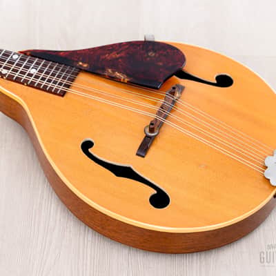 1954 Gibson A-40 Vintage A-Style Mandolin Natural, 100% Original w/ Case image 9