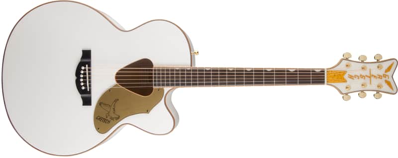 Mint Gretsch G5022CWFE Rancher Falcon, Acoustic Electric Jumbo Guitar, White image 1