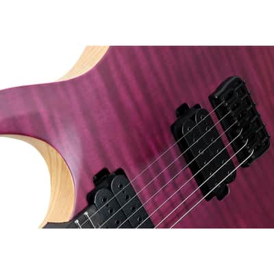 Schecter Guitar Research John Browne Tao-6 Electric Guitar Regular Satin Trans Purple image 4