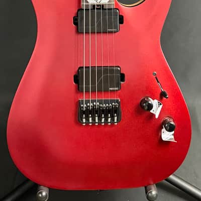 Schecter C-1 SLS Custom Electric Guitar Racing Red Finish w/ Fishman Fluence image 1