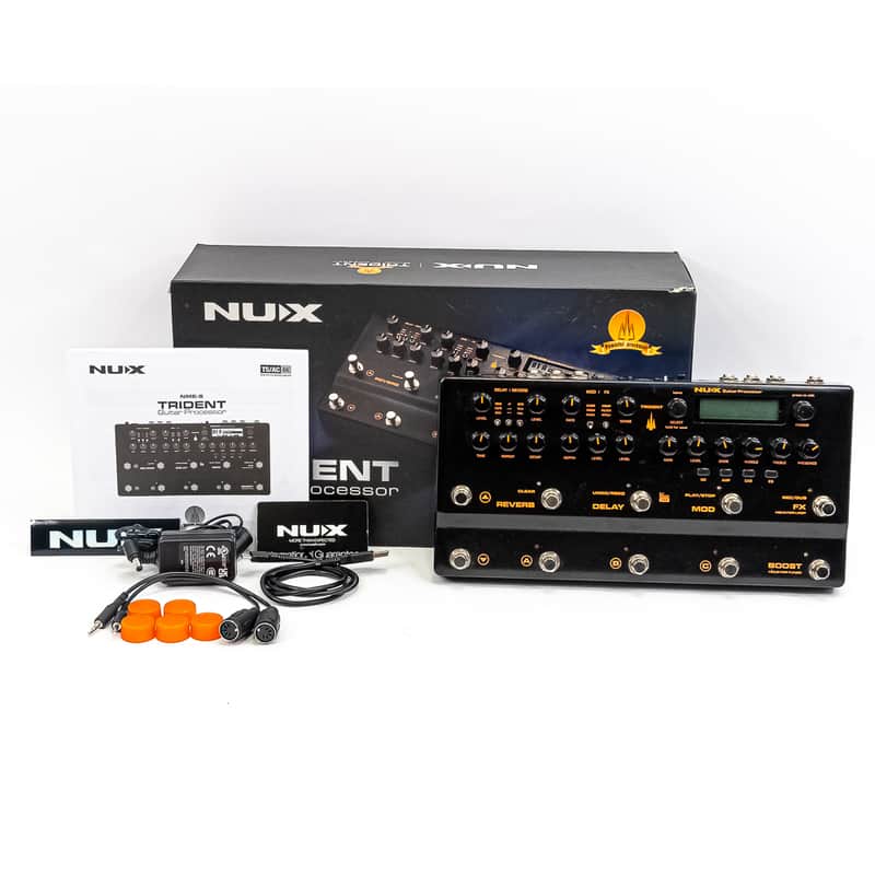 NUX Trident NME-5 Amp Modeling and Multi-FX Pedal with Box image 1