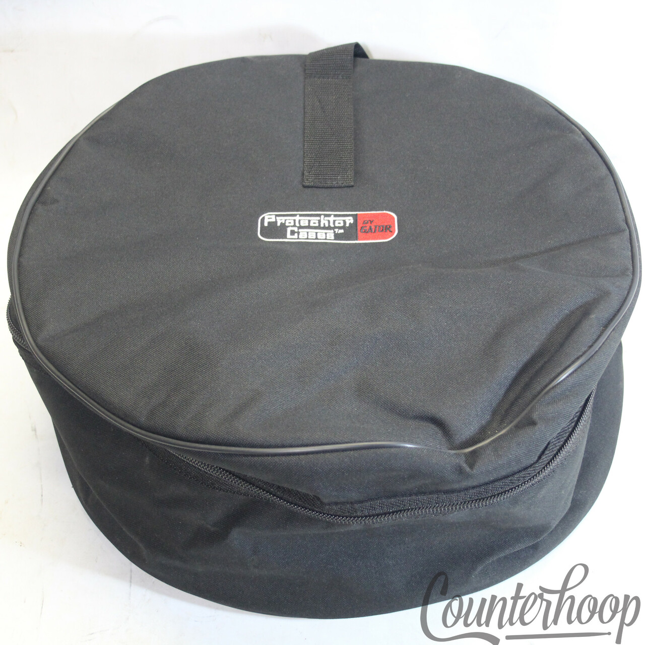 Gator Protechtor 5.5" x 14" Padded Snare Drum Bag Black Fabric Soft Shell Case — main photograph