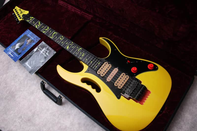 IBANEZ MIJ Jem Series 777-VDY "Desert Yellow + Rosewood" (1989) image 1