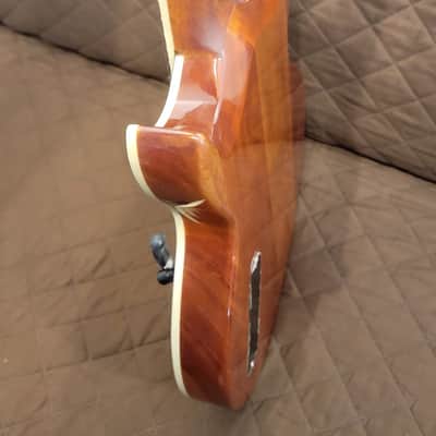 Aria 212-MK2-BK Pro II Bowery Chambered Construction Nato Body &Neck 6-String Electric Guitar w/Case image 10