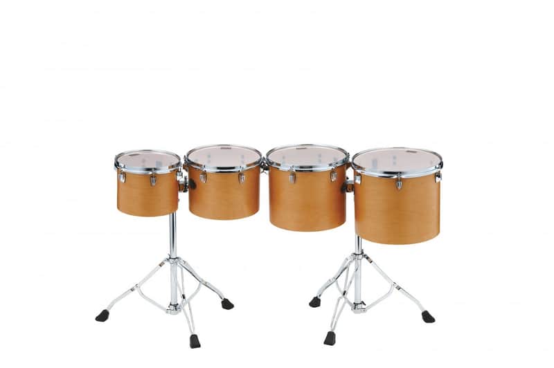 Tama CSLT4M-VAM Mid-Pitched Concert Tom Set 4 pcs. - Vintage Antique Maple/Chrome HW image 1