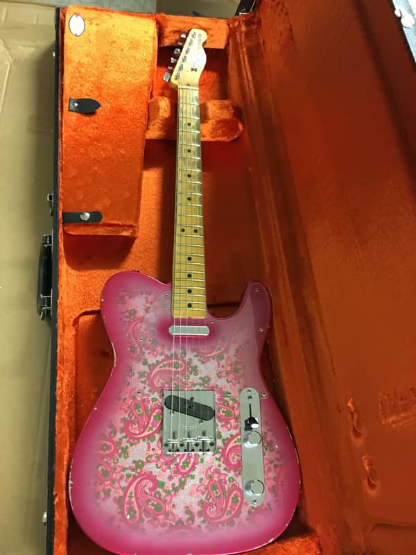 Fender Custom Shop Paisley Telecaster Owned By Two Door Cinema Club image 1