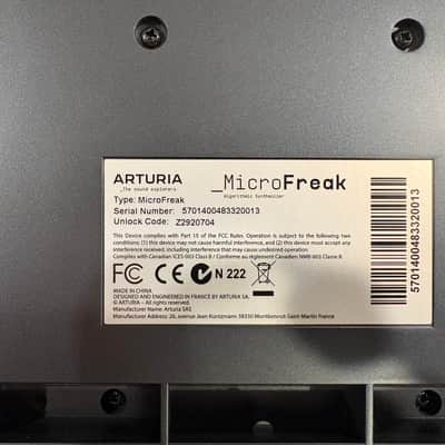 Arturia Microfreak (Black) w/ Arturia Vocoder Microphone & Accessories image 6