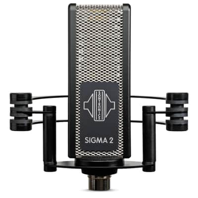 Immagine Sontronics Sigma 2 Phantom-Powered Ribbon Microphone w/Shockmount & ABS Flight Case - 1