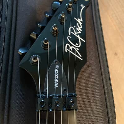 2022 B.C. Rich Limited Edition Stranger Things "Eddie's" Warlock Red Crackle image 5