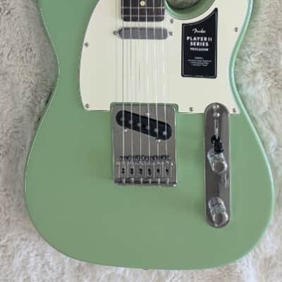 Mint Fender Player II Telecaster guitar, Rosewood Fingerboard, Birch Green - MIM image 1