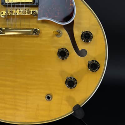 Gibson Custom Limited Edition 1960 ES-355 Reissue Figured Light Aged - Antique Blonde image 7