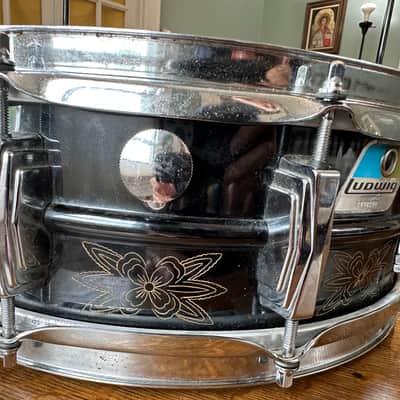 Ludwig Black Beauty LM452 1977-1982 Engraved Nickel-Plated Brass image 13