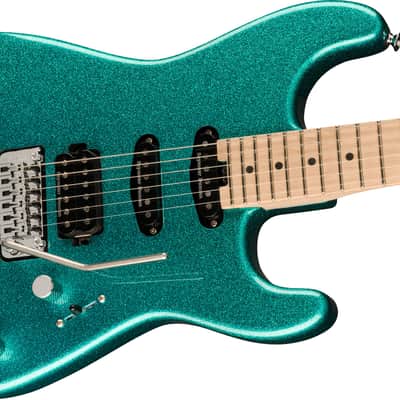 Charvel Pro-Mod San Dimas Style 1 HSS FR M, Maple Fingerboard, Aqua Flake image 3