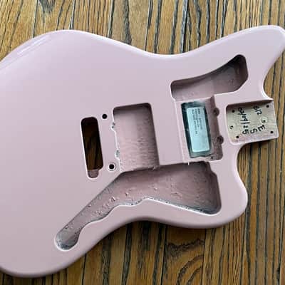 G&L CLF Research Doheny Shell Pink USA guitar body image 1