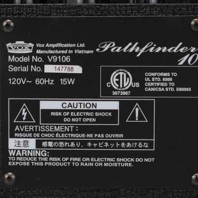 Vox V9106 Pathfinder 10 Guitar Combo Amp #59013 image 10