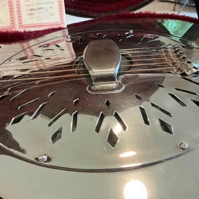 Continental Resonator Guitar Single Cone 1998 - German silver image 12