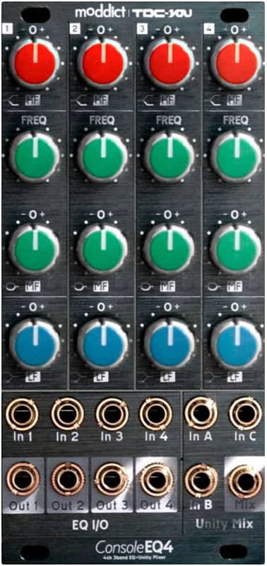 MODDICT / TDC-YOU CONSOLE EQ4 4ch 3Band EQ + Unity Mixer | Reverb