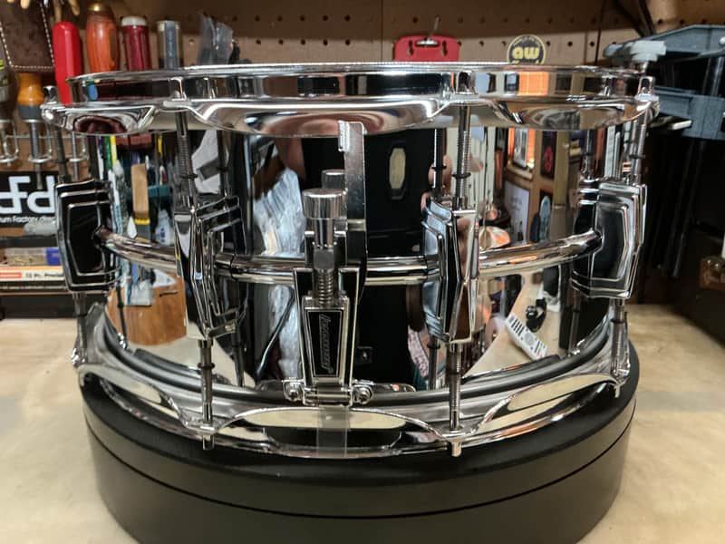 Ludwig LB402B 6.5”x14” Supraphonic Snare Drum NiCe - COB Chrome Over Brass image 1