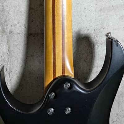 Ibanez RG7CSD1 J Custom 7 String LACS (L.A. Custom Shop) Designed 2000 Black Flat image 11