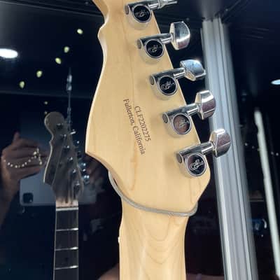 G&L Fullerton Deluxe Legacy with Maple Fretboard Jet Black image 4