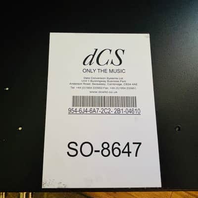 dCS 954 DA Mastering Converter, Serviced, Digital DAC image 5