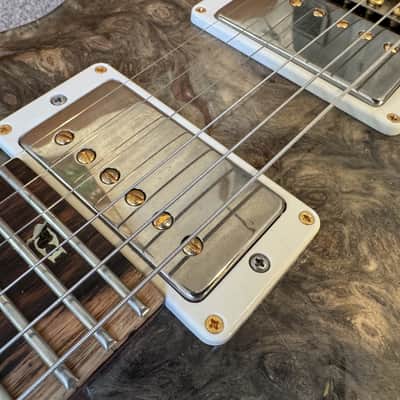 2019 PRS Private Stock #7959 Custom 24 - Natural Buckeye Burl - Roasted Curly Maple Neck - Fatback Black Limba Body image 10