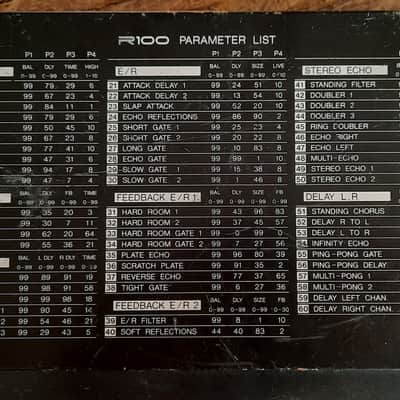 Yamaha R100 Reverb Processor 1990's Japan image 4