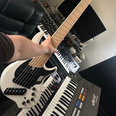 Dingwall NG3 Stainless Frets Upgrade "Nolly" Getgood Signature 6-String 2014 - 2020 - Ducati Pearl White image 7