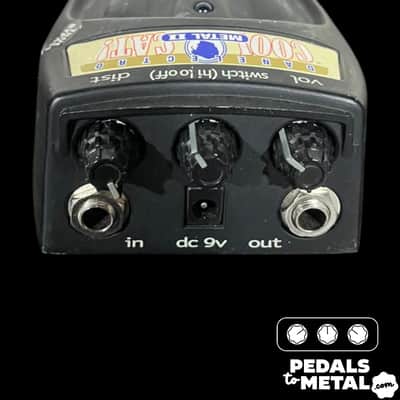 Danelectro Cool Cat Metal Distortion 2010s - Black X13188 image 3