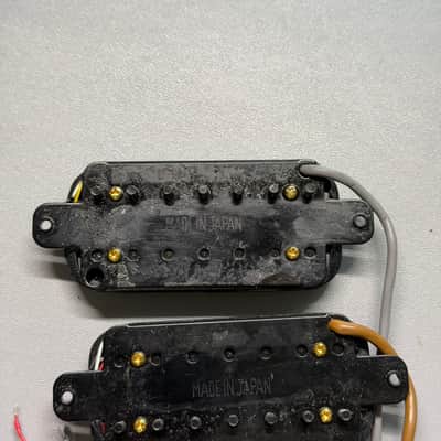 Ibanez Prestige V87 V77 7 String Electric Guitar Pickup Set Black Humbuckers Japan Bridge & Neck RG1527 image 9