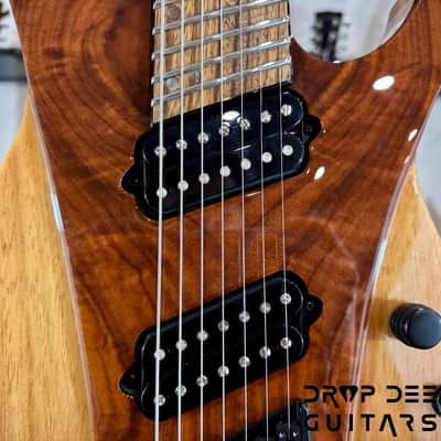 Ormsby Custom Shop Futura 7 Multiscale 7-String Electric Guitar w/ Bag-Walnut image 6