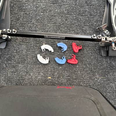 Pearl P2002C PowerShifter Eliminator Strap-Drive Double Bass Drum Pedal 2010s - Chrome / Black image 9