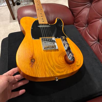 Fender Player MIM Partscaster Tele - 2021 With Fender Vintage ‘64 Pickups and Custom Knotty Pine Body image 13