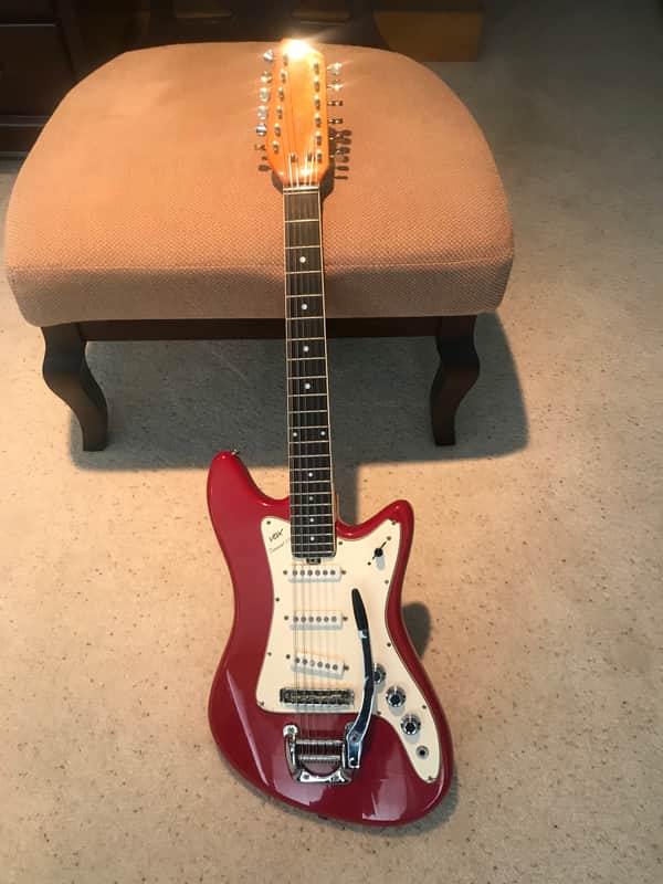 Vox Tempest XII 1966 Red image 1
