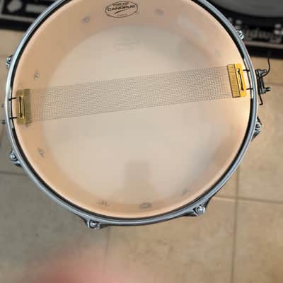 Canopus BR-1455 5.5”x14” Birch Snare Drum 2025 - Tobacco Burst Matte image 9