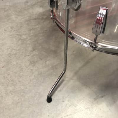 Ludwig Vistalite 16” x 16” Clear 1970’s Floor Tom Drum 16x16 image 4