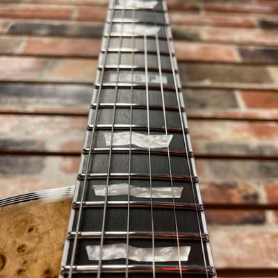 ESP EII Eclipse Burled Maple Blue Natural Fade image 6