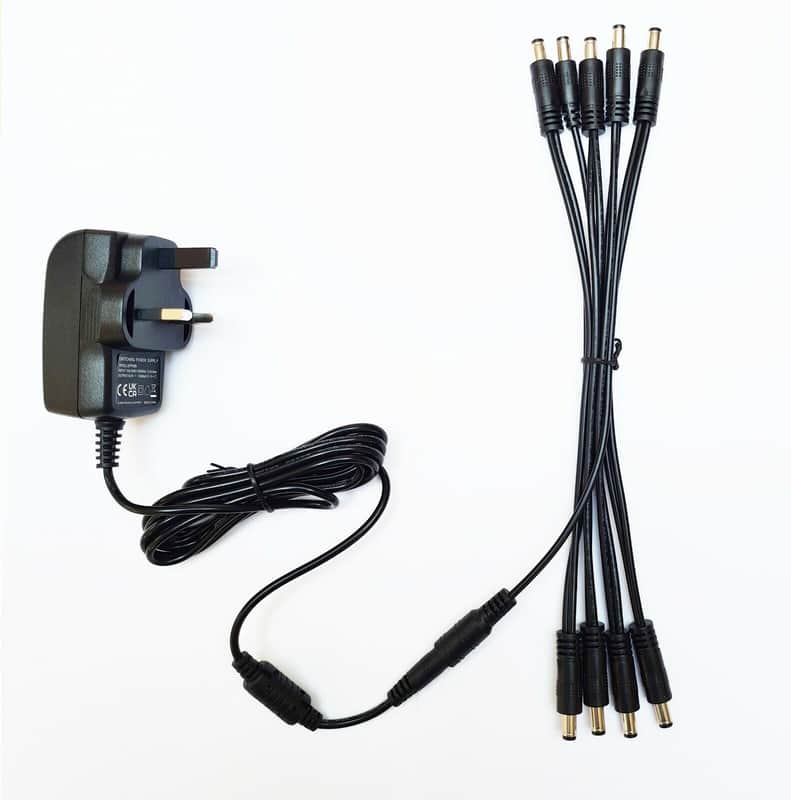 Guitar Effects Pedal Power Supply & 6 7 8 9 Way Daisy Chain Hotone Skyline