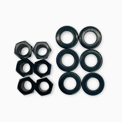 NEW True Lok Mid-Size Locking Tuners - 6-in-line, Single Pin TK-7107-003 BLACK image 4
