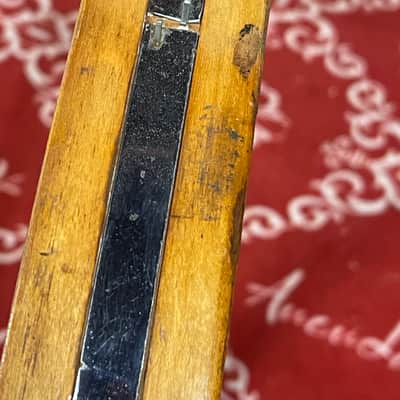 Slingerland Vintage 22 inch Bass Drum Hoop wood w chrome inlay image 4