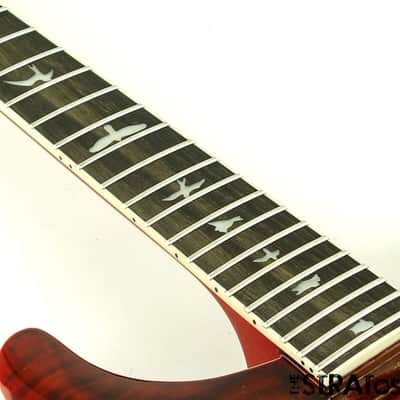 PRS SE Custom 24-08 BODY & NECK Paul Reed Smith Quilt Charcoal Cherry Burst image 7