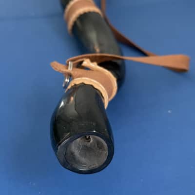 40" Brazilian Berrante Ox Horn Trumpet Handmade in 5 Horns and Leather Streaps image 5