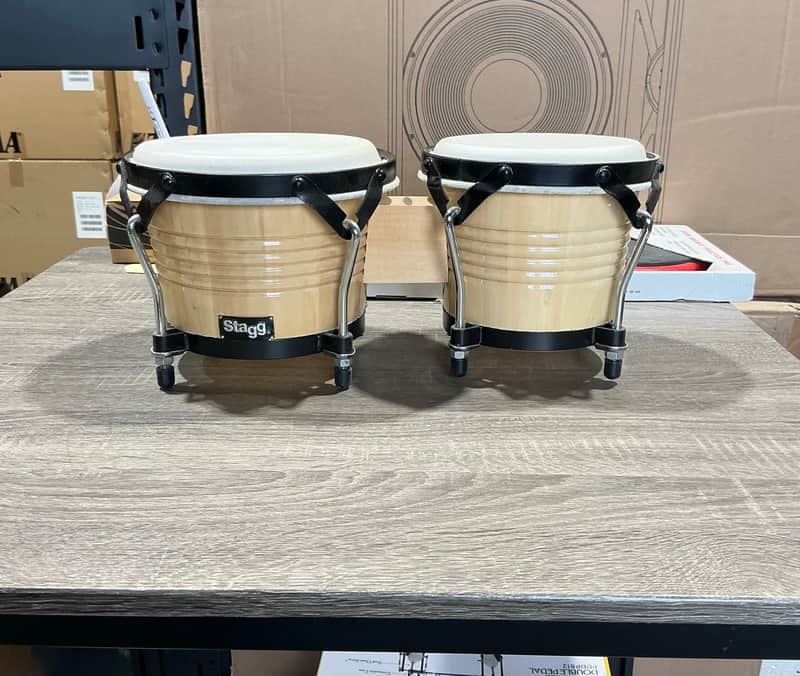 Stagg Wood Bongos BW-200-N image 1